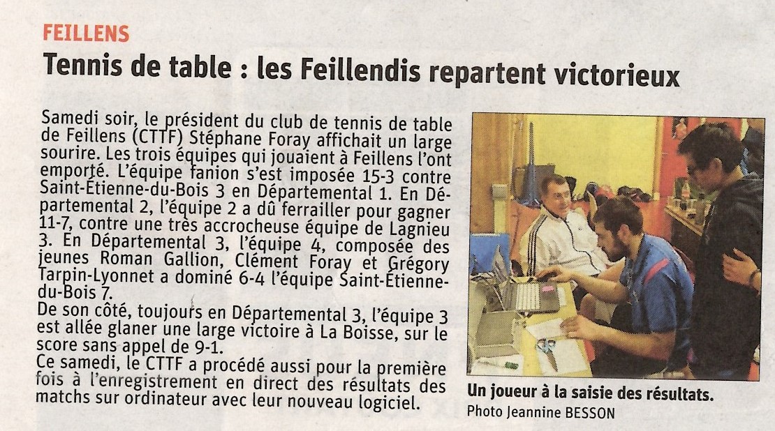Le Progres 19 mars 2019