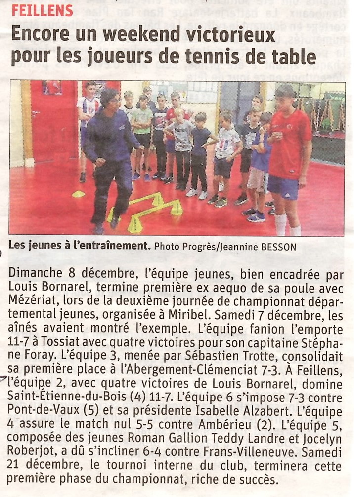 PROGRES 12 decembre 2019