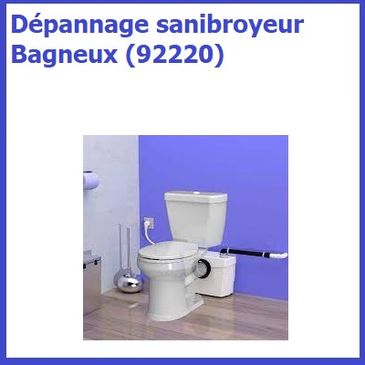 Débouchage sanibroyeur Bagneux (92220)


