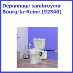 Dépannage sanibroyeur Bourg-la-Reine (92340)