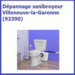 Dépannage sanibroyeur Villeneuve-la-Garenne (92390)