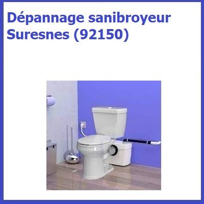 Dépannage sanibroyeur Suresnes (92150)