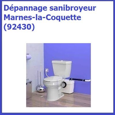 Dépannage sanibroyeur Marnes-la-Coquette (92430)
