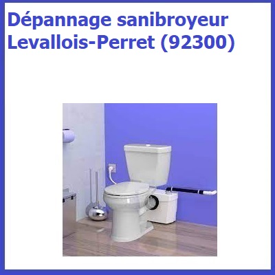 Débouchage sanibroyeur Levallois Perret 92300