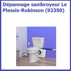 Dépannage sanibroyeur Le Plessis-Robinson (92350)