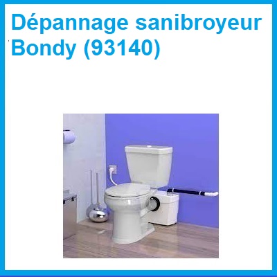 Débouchage sanibroyeur Bondy