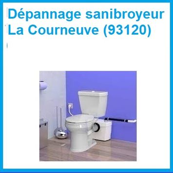 Dépannage sanibroyeur La Courneuve (93120)