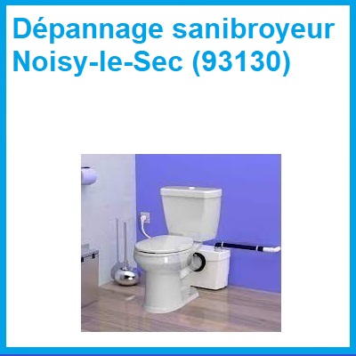 Dépannage sanibroyeur Noisy-le-Sec (93130)