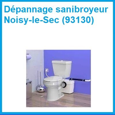 Dépannage sanibroyeur Noisy-le-Sec (93130)