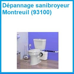 Dépannage sanibroyeur Montreuil (93100)