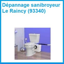 Dépannage sanibroyeur Le Raincy (93340)