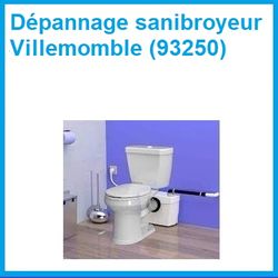 Dépannage sanibroyeur Villemomble (93250)