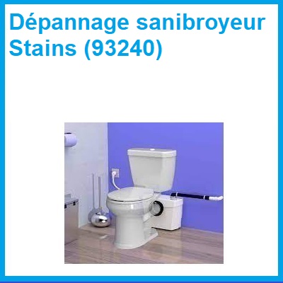 Dépannage sanibroyeur Stains (93240)