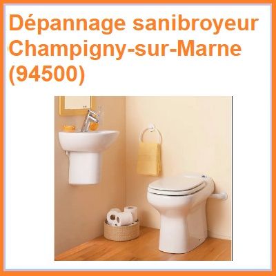 Dépannage sanibroyeur Champigny-sur-Marne (94500)