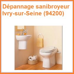 Dépannage sanibroyeur Ivry-sur-Seine (94200)