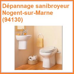 Dépannage sanibroyeur Nogent-sur-Marne (94130)