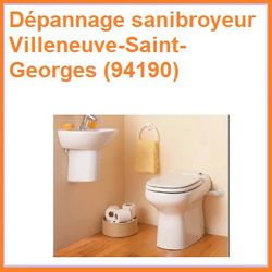 Dépannage sanibroyeur Villeneuve-Saint-Georges (94190)