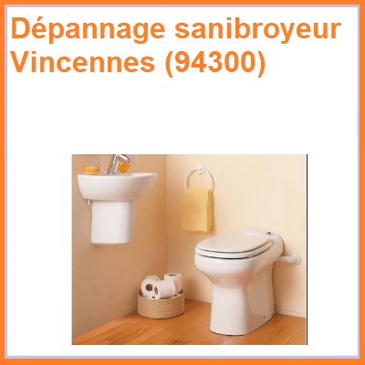 Dépannage sanibroyeur Vincennes (94300)