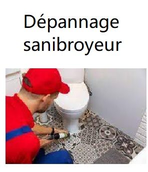 depannage sanibroyeur