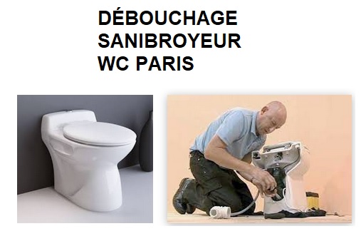 Dépannage sanibroyeur Paris 7j7 24h24 