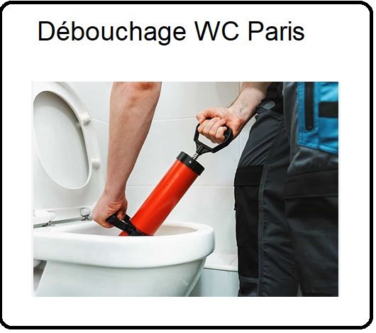 Débouchage WC Paris