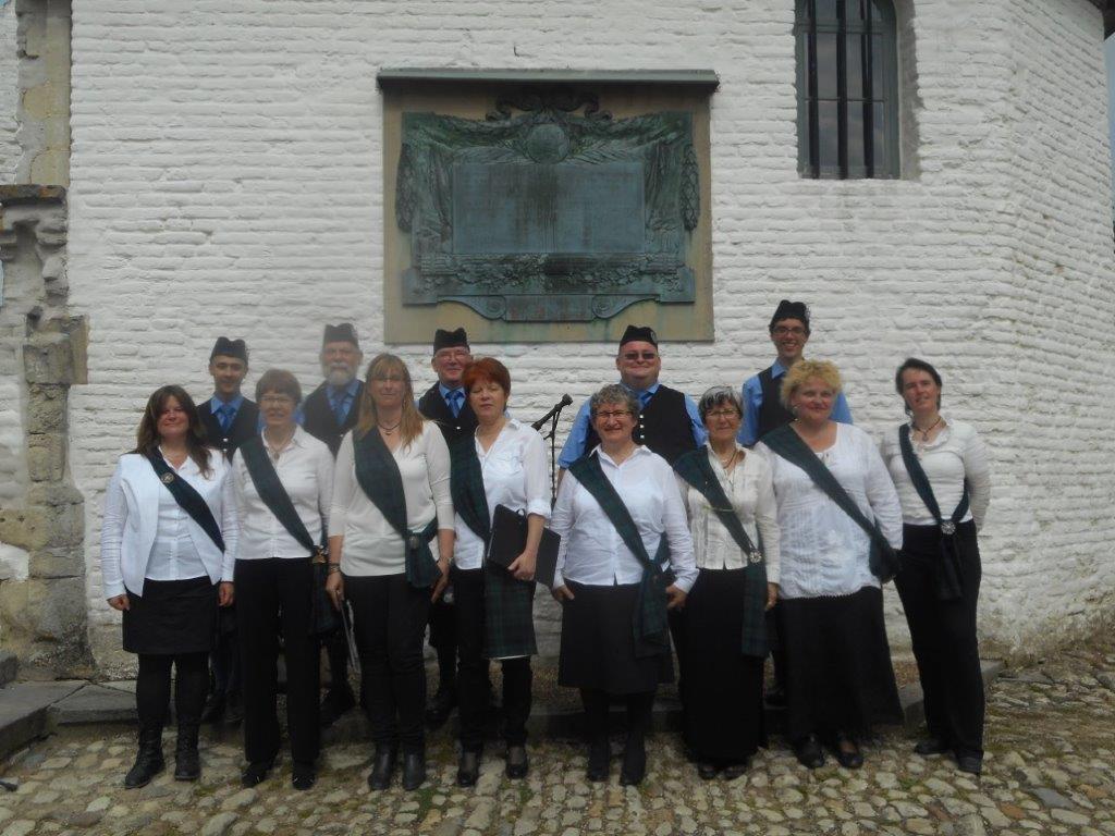 Photo de groupe lors des Scottish days août 2016