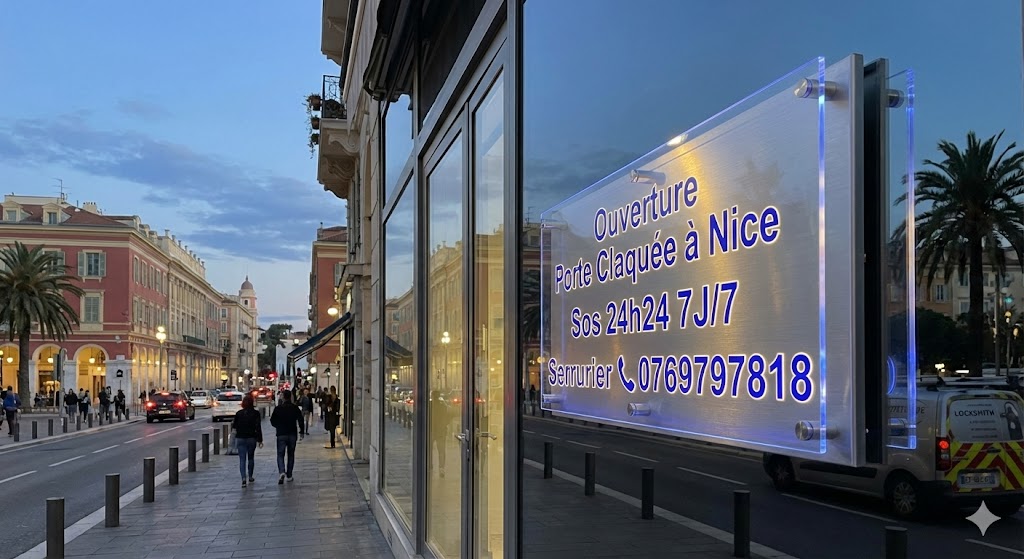 ouverture de porque claquée nice