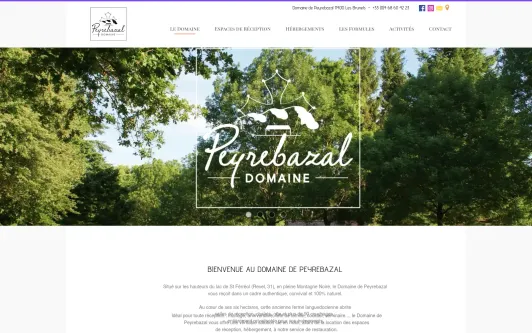 Site exemple DOMAINE DE PEYREBAZAL