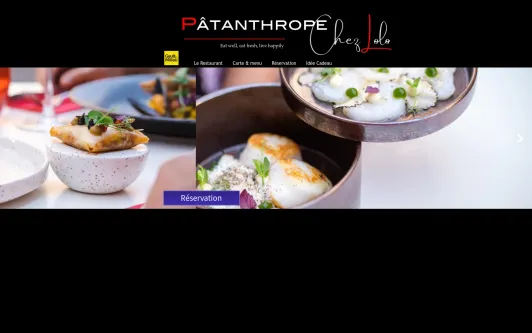 Example website Le Patanthrope