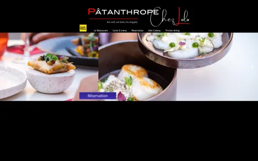 Example website Le Patanthrope