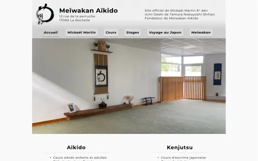 Example website Site officiel Meïwakan