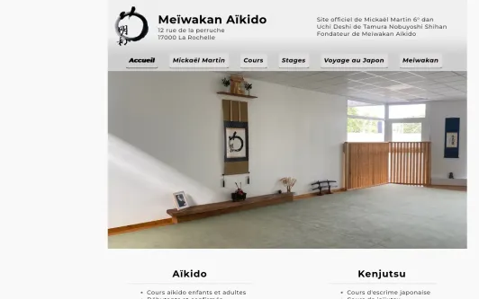Example website Site officiel Meïwakan