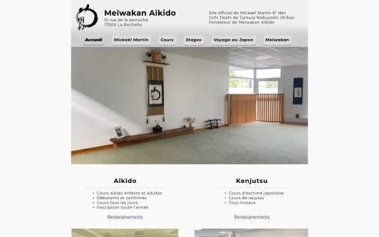 Example website Site officiel Meïwakan