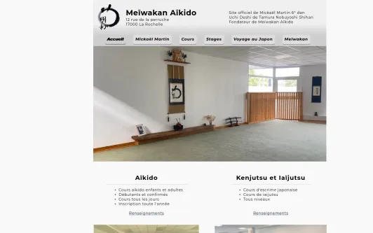 Example website Site officiel Meïwakan