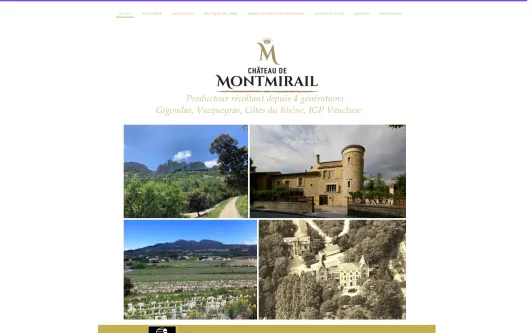 Site exemple Chateau de Montmirail