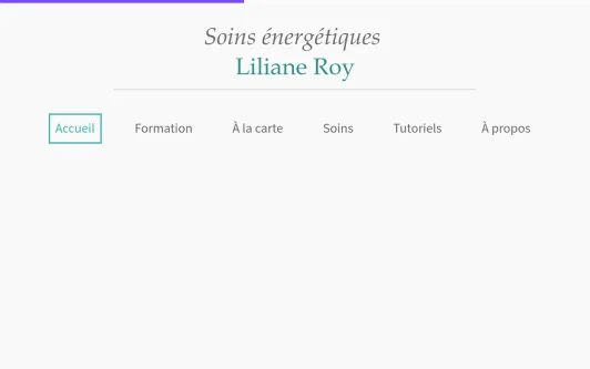 Site exemple LilianeRoy