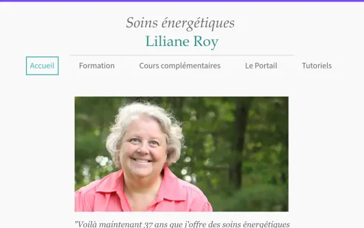 Example website LilianeRoy
