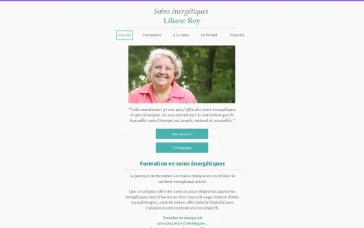 Ejemplo de sitio web LilianeRoy