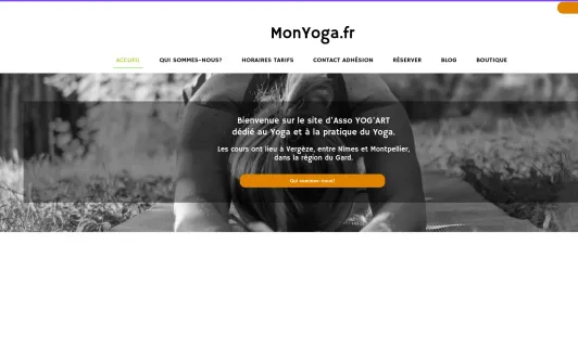 Site exemple monyoga