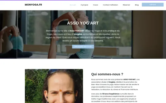 Example website monyoga