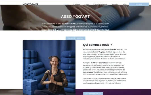 Site exemple monyoga