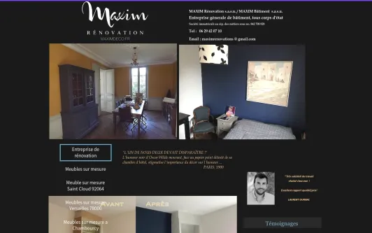 Example website entreprisemaxim