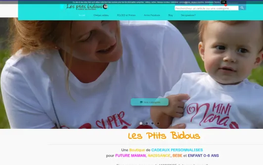 Site exemple Les Ptits Bidous