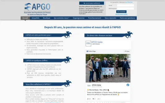 Site exemple Association APGO