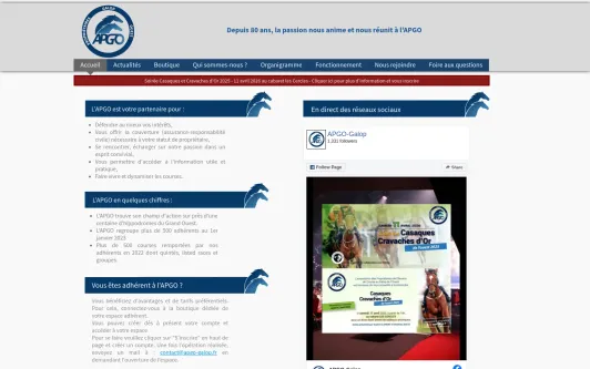 Site exemple Association APGO