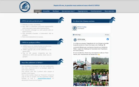 Example website Association APGO