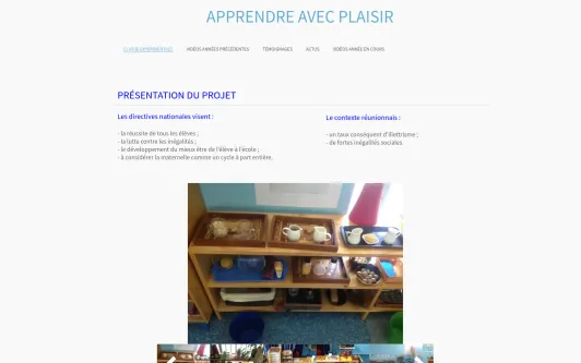 Example website apprendreavecplaisir