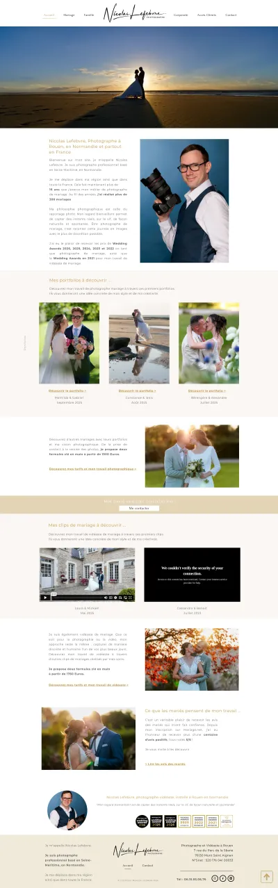 Photographe Mariage Famille Rouen Normandie Nicolas Lefebvre