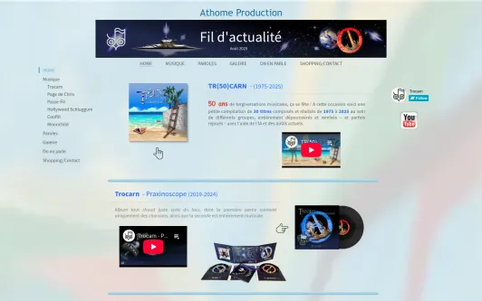 Example website Trocarn