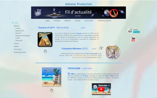 Example website Trocarn